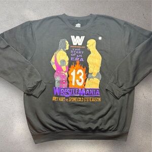 WrestleMania 13 Bret Hart vs Stone Cold WWE Sweatshirt 2XL